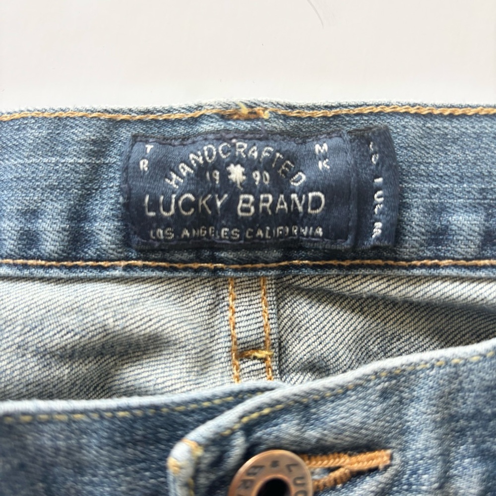Lucky Brand Womens 363 Vintage Straight Denim Shorts Size 30 Cut Off Summer - Picture 8 of 12